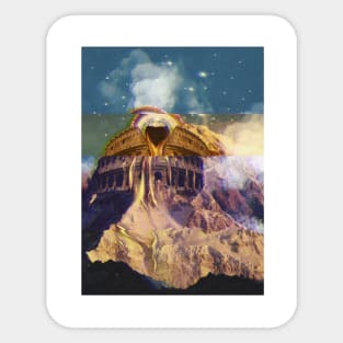 Vintage Mountains Magic Sticker